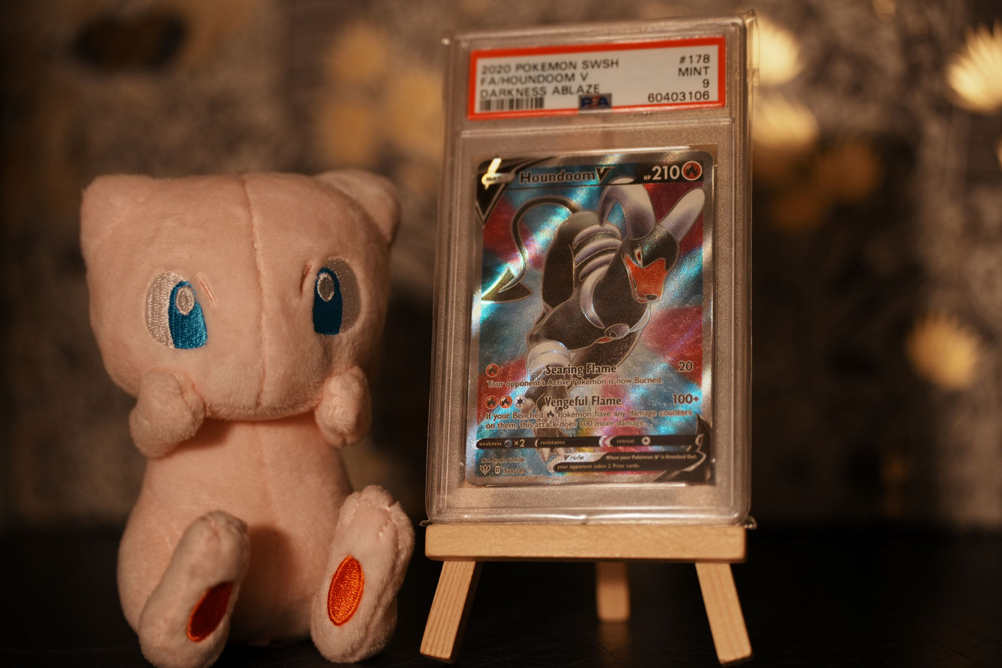 Houndoom V - Darkness Ablaze [PSA 9]